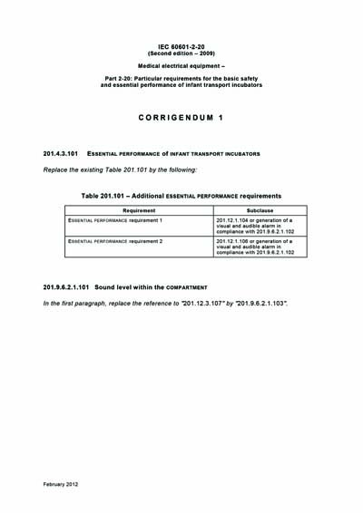 Standards PDF Cover Page