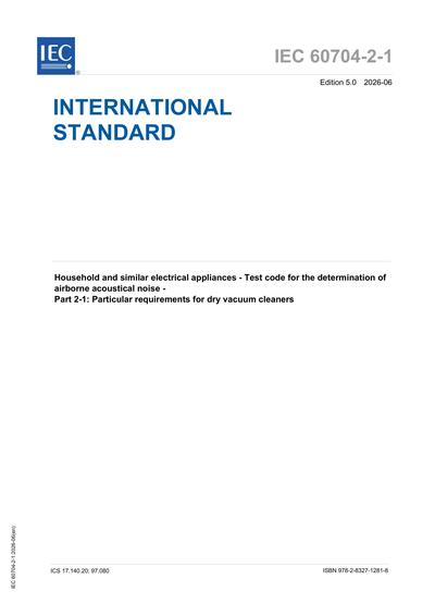 Standards PDF Cover Page