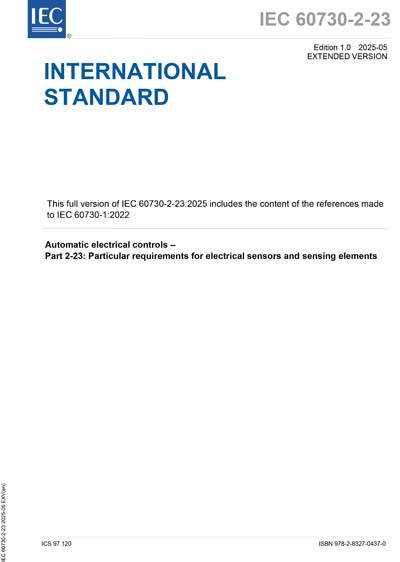 IEC 60730-2-23 Ed. 1.0 en:2025 EXV - Automatic electrical controls ...