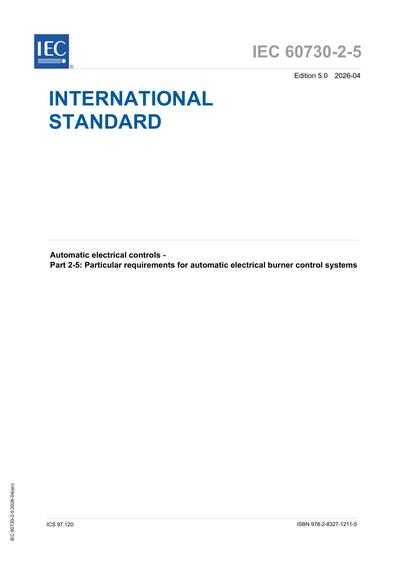 Standards PDF Cover Page
