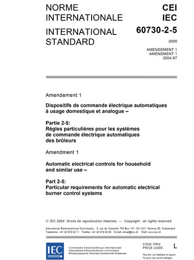 Standards PDF Cover Page