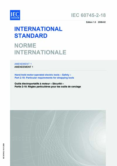 Standards PDF Cover Page