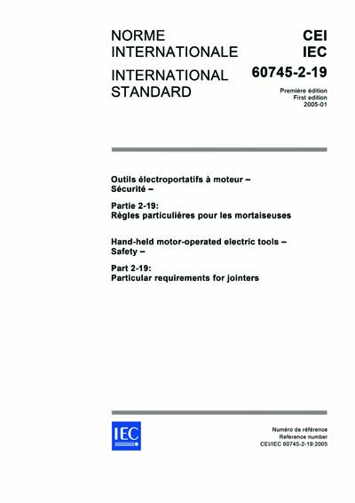 Standards PDF Cover Page