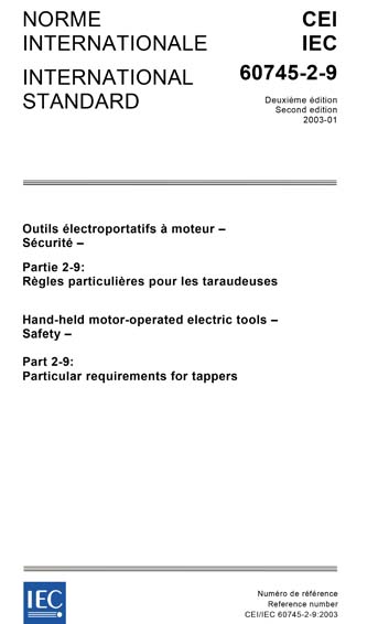 Standards PDF Cover Page
