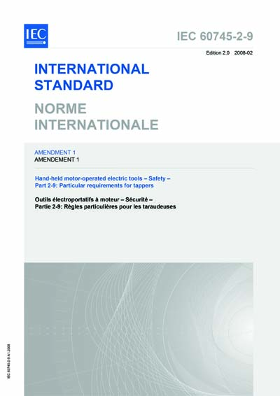 Standards PDF Cover Page
