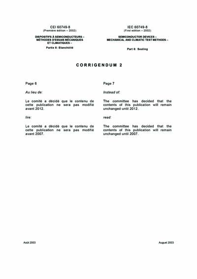 Standards PDF Cover Page