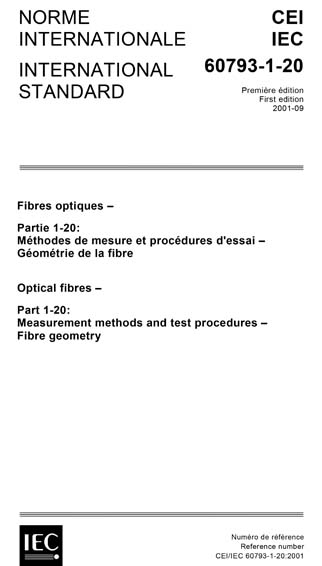 Standards PDF Cover Page