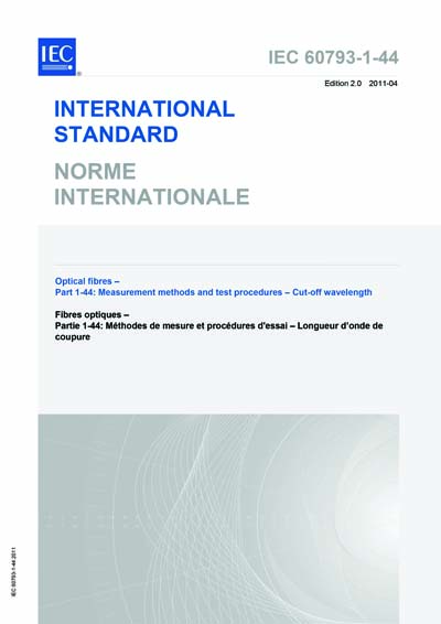 Standards PDF Cover Page