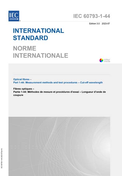 Standards PDF Cover Page