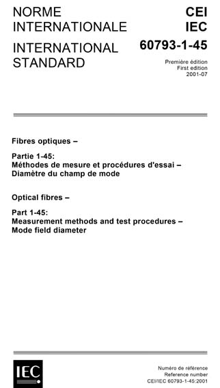 Standards PDF Cover Page