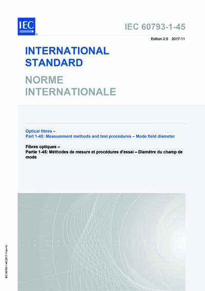 Standards PDF Cover Page