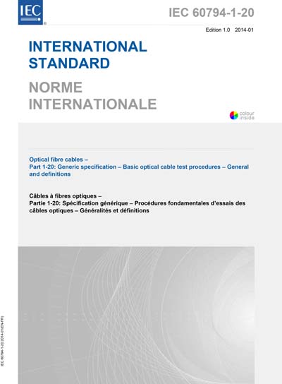 Standards PDF Cover Page
