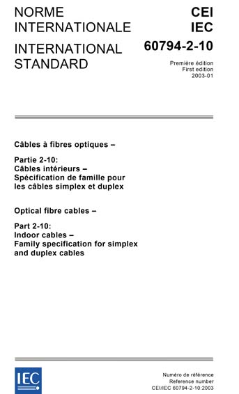 Standards PDF Cover Page
