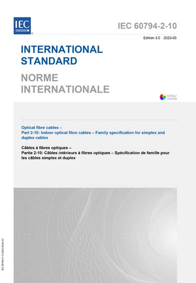Standards PDF Cover Page