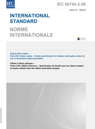 Standards PDF Cover Page