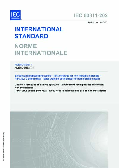 Standards PDF Cover Page