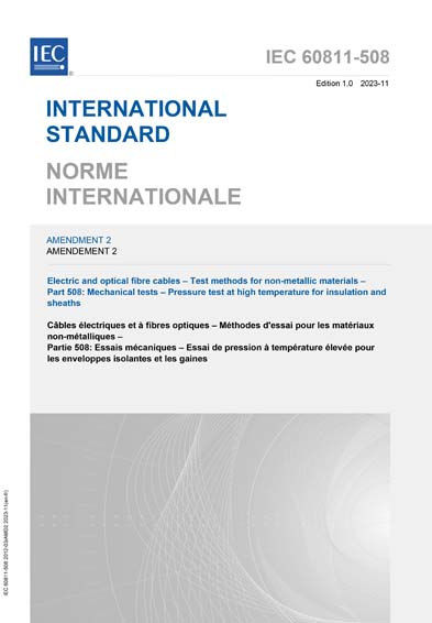 Standards PDF Cover Page