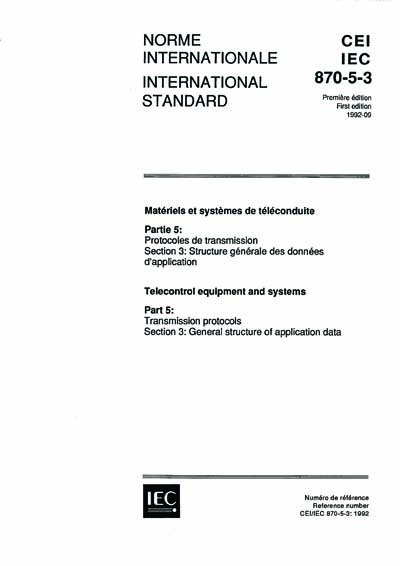 Standards PDF Cover Page