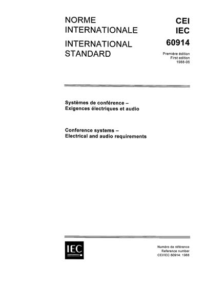 Standards PDF Cover Page