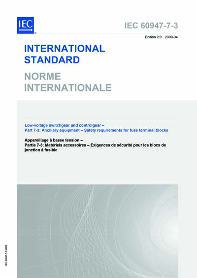 Standards PDF Cover Page