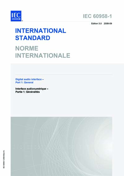 Standards PDF Cover Page