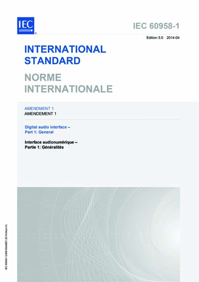 Standards PDF Cover Page