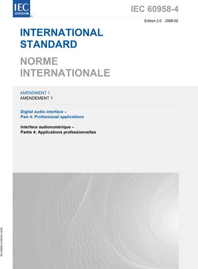 Standards PDF Cover Page
