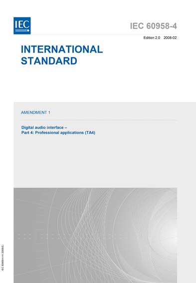 Standards PDF Cover Page