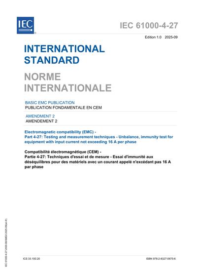 Standards PDF Cover Page