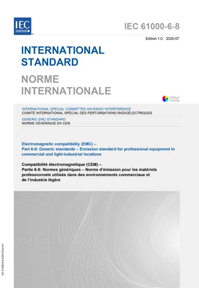 Standards PDF Cover Page