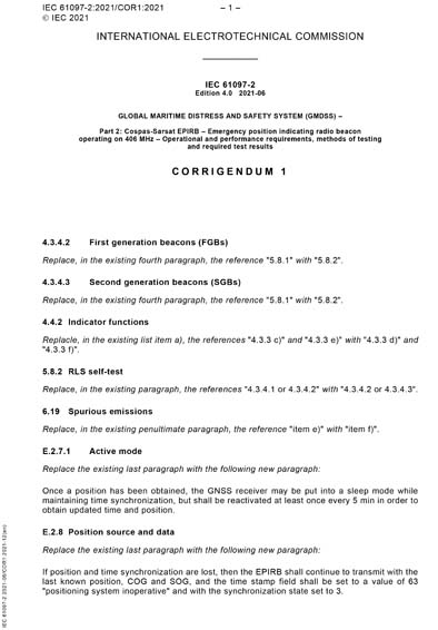 Standards PDF Cover Page