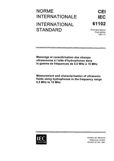 Standards PDF Cover Page