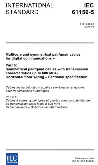 Standards PDF Cover Page