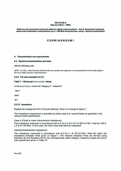 Standards PDF Cover Page