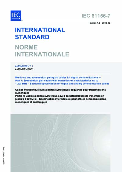Standards PDF Cover Page