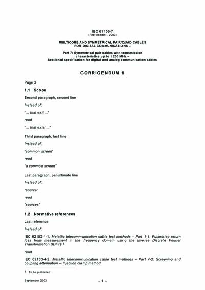 Standards PDF Cover Page