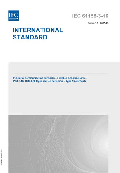 Standards PDF Cover Page