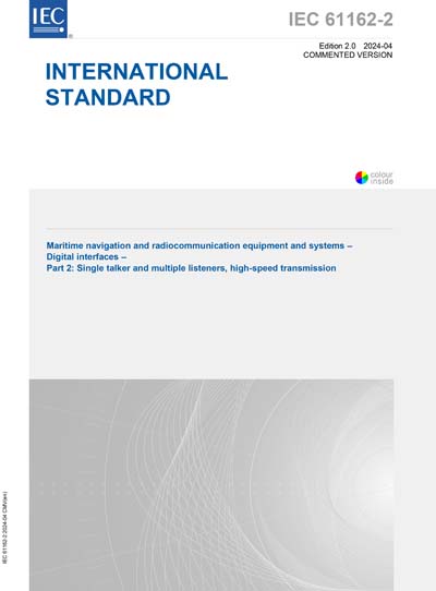 Standards PDF Cover Page