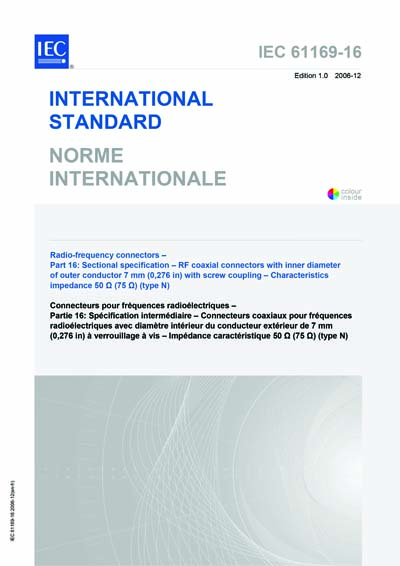Standards PDF Cover Page