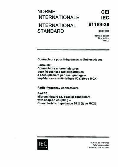Standards PDF Cover Page