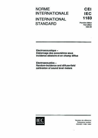 Standards PDF Cover Page