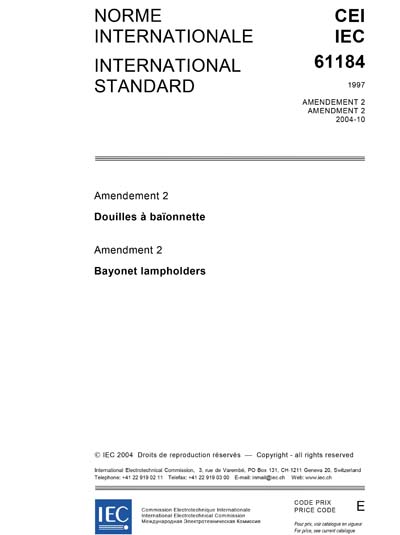 Standards PDF Cover Page