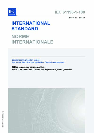 Standards PDF Cover Page