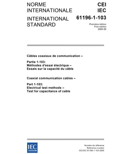 Standards PDF Cover Page