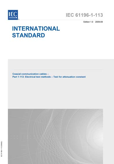Standards PDF Cover Page