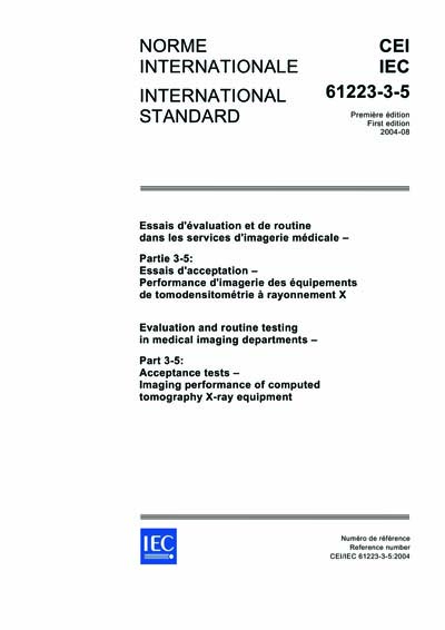 Standards PDF Cover Page
