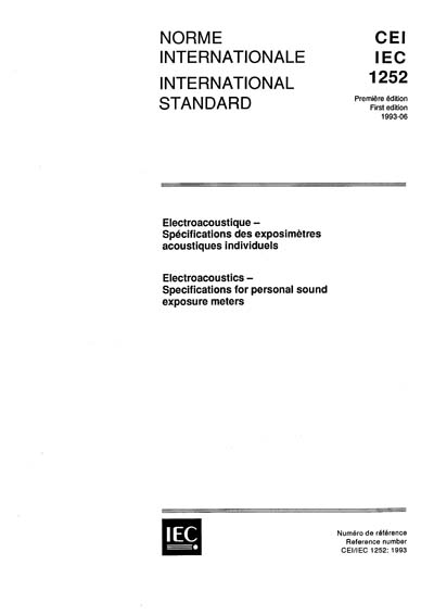 Standards PDF Cover Page