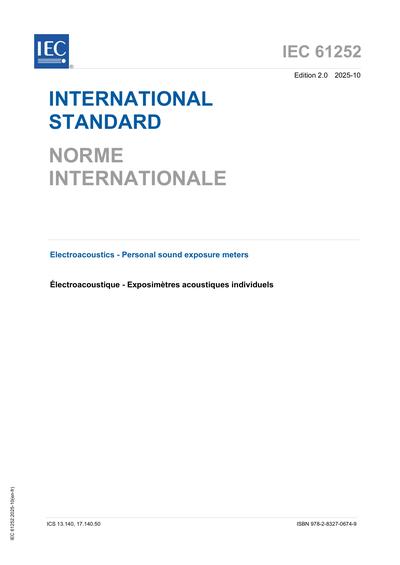 Standards PDF Cover Page
