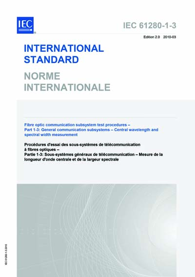 Standards PDF Cover Page