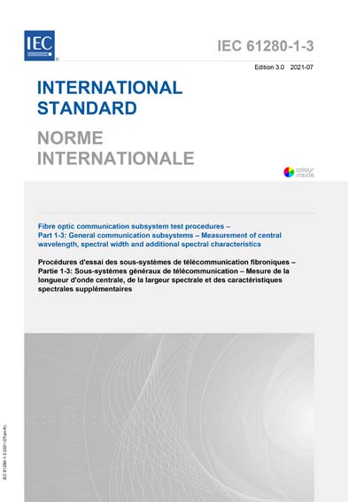 Standards PDF Cover Page